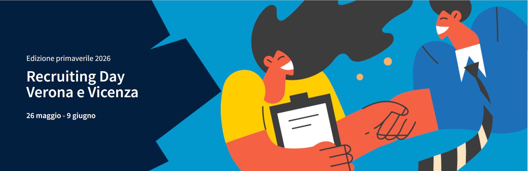 RECRUITING DAY VERONA e VICENZA 2026 - dal 26 magg